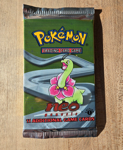 pokemon neo genesis booster pack 1st edition Pokemon 1st Edition Neo Genesis – DONNELLY TRADING CARDS