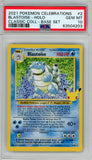 Pokemon Celebrations Base Trio Blastoise Charizard Venusaur PSA 10 Sequential 🔥