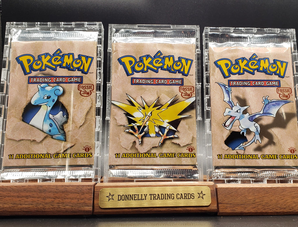 pokemon fossil booster pack value Pokemon 1st Edition Fossil – DONNELLY TRADING CARDS