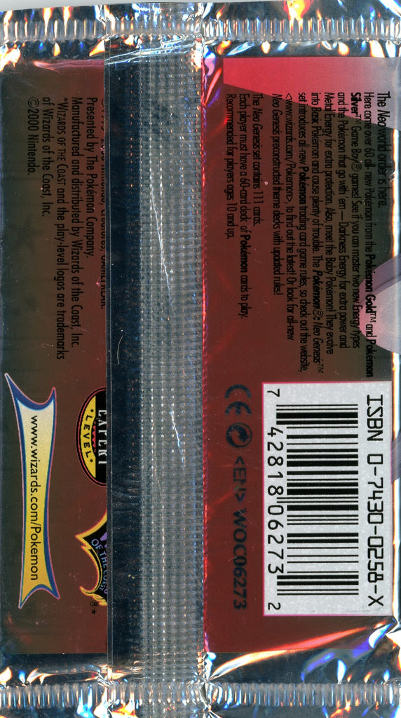 Pokemon Neo Genesis Unlimited DONNELLY TRADING CARDS Pokemon Neo Genesis Unlimited DONNELLY TRADING CARDS
